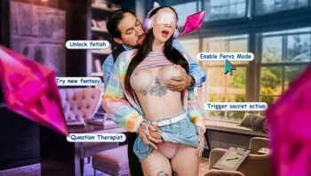 “Fucking IRL?!” Shy E-Girl Squirts All Over Her Pervy Therapist’s Cock